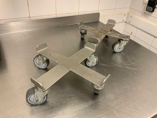 Hobart bekken trolley (2x) - afbeelding 1 van  7