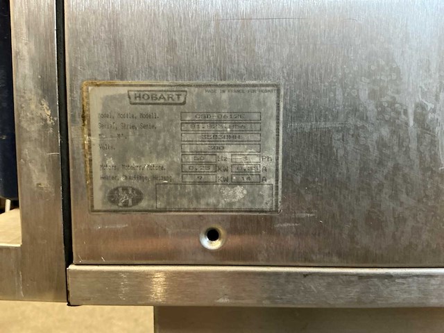 Hobart csd-0612e heteluchtoven - afbeelding 3 van  6