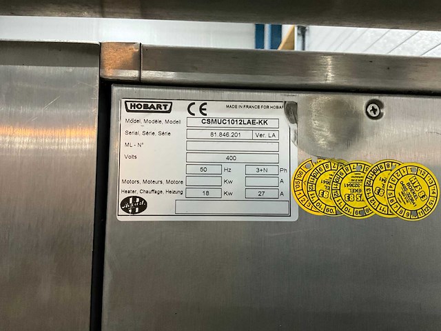 Hobart csumu1012lae combisteamer - afbeelding 9 van  9