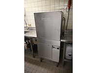 Hobart doorschuif korvenvaatwasmachine met rvs aanvoer (spoel)tafel en rvs afvoertafel - afbeelding 3 van  10