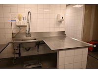 Hobart rvs aan- en afvoertafel - afbeelding 3 van  10