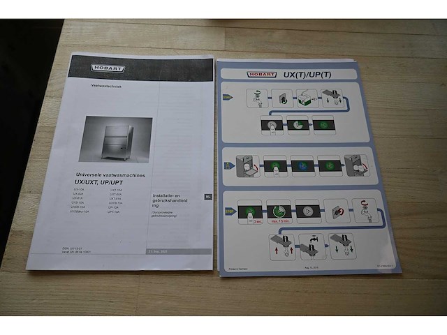 Hobart ux-10a rvs gereedschap wasmachine met lubron waterontharder - afbeelding 5 van  13