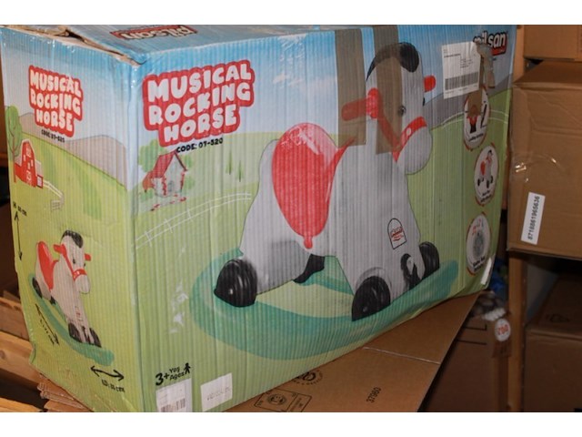 Hobbelpaard en loopwagen in 1 doos b keus - afbeelding 1 van  5