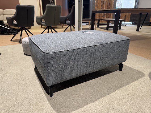 Hocker, blauw/grijs - afbeelding 1 van  4