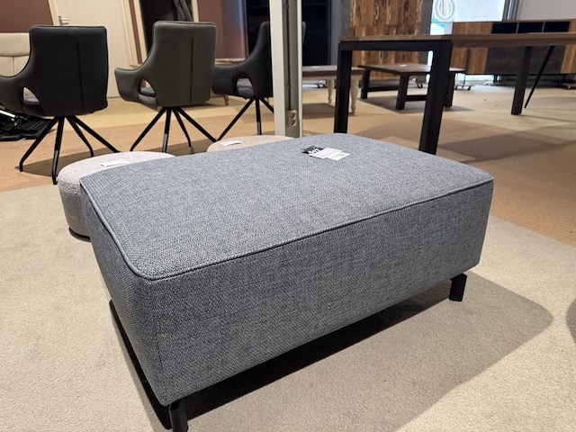 Hocker, blauw/grijs - afbeelding 2 van  4