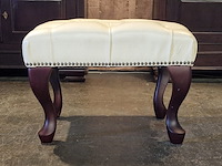 Hocker chesterfield, king, creme - afbeelding 1 van  4