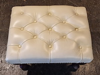 Hocker chesterfield, king, creme - afbeelding 2 van  4
