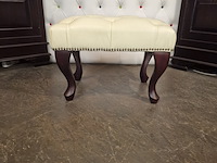 Hocker chesterfield, king, creme - afbeelding 1 van  3