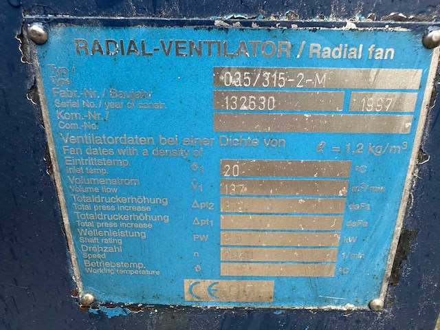 Höcker polytechnik filterafzuiginstallatie met blower - afbeelding 5 van  7