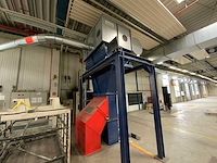 Höcker polytechnik shredder met afzuiginstallatie - afbeelding 1 van  4