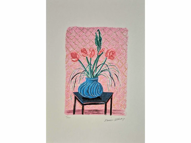 Hockney - litho - 50 x 35 - afbeelding 1 van  3