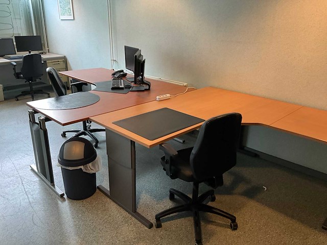 Hoek bureau (2x) - afbeelding 9 van  10
