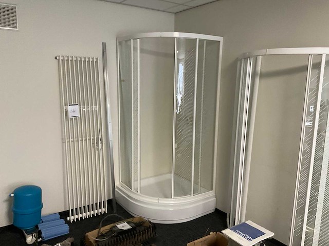 Hoek douchecabine halfrond - afbeelding 1 van  3