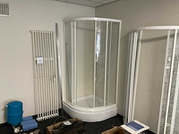 Hoek douchecabine halfrond - afbeelding 1 van  3