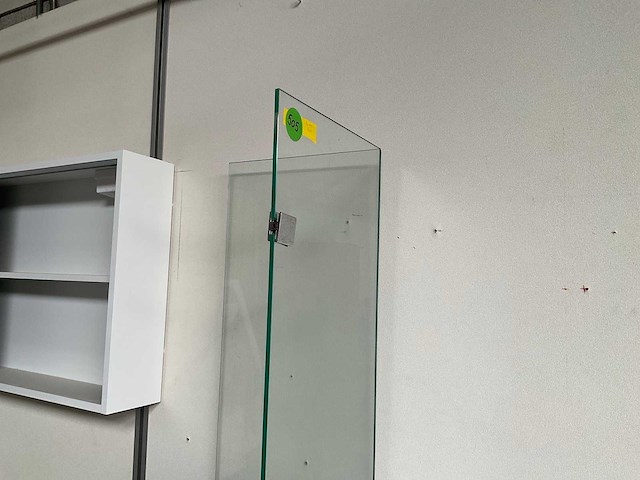 Hoek inloopdouche 40x40x200cm profielloos - afbeelding 1 van  3