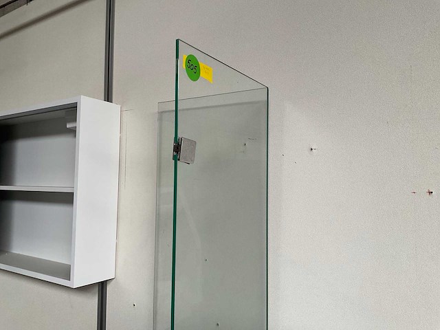 Hoek inloopdouche 40x40x200cm profielloos - afbeelding 3 van  3