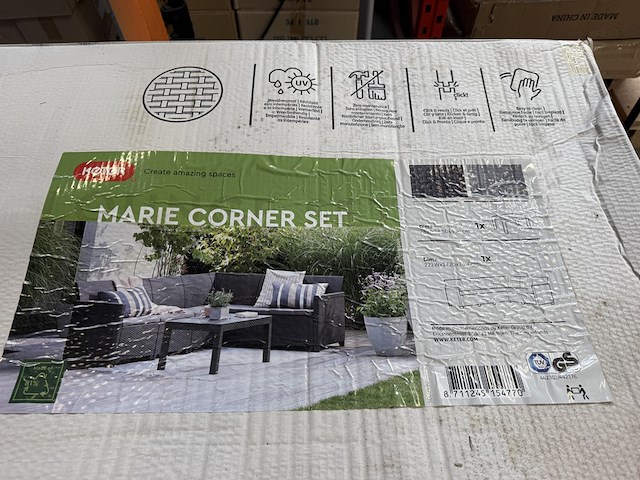 Hoek loungeset, keter, marie - afbeelding 3 van  5