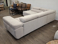 Hoek-/slaapbank met opbergfuntie beige - afbeelding 2 van  14