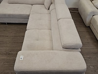 Hoek-/slaapbank met opbergfuntie beige - afbeelding 8 van  14