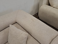 Hoek-/slaapbank met opbergfuntie beige - afbeelding 13 van  14