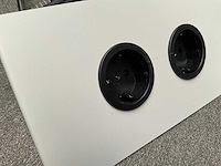 Hoek stopcontact mat wit - afbeelding 2 van  4