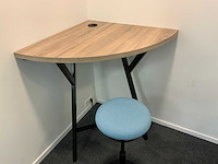 Hoek werkplek met ergonomische mymobilis werkkruk - afbeelding 3 van  5