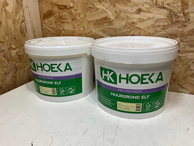 Hoeka muurgrondverf 10l (2x) - afbeelding 2 van  4