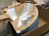 Hoekbad 120x120 cm, cora 120, 800945, wit - afbeelding 1 van  7