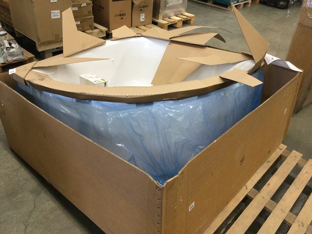 Hoekbad 120x120 cm, cora 120, 800945, wit - afbeelding 2 van  7