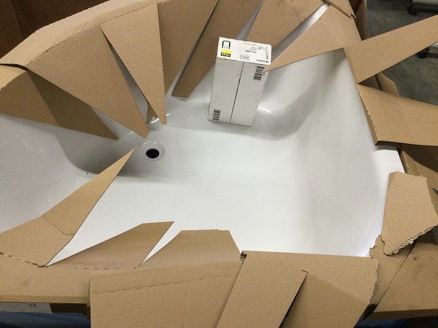 Hoekbad 120x120 cm, cora 120, 800945, wit - afbeelding 5 van  7