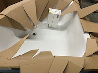 Hoekbad 120x120 cm, cora 120, 800945, wit - afbeelding 5 van  7