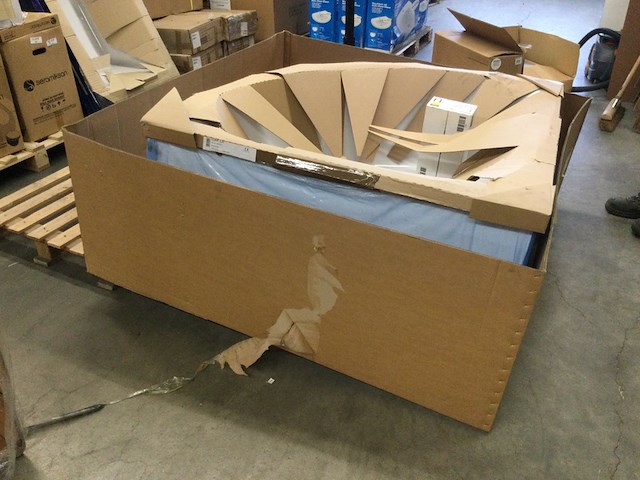 Hoekbad 120x120 cm, cora 120, 800945, wit - afbeelding 6 van  7