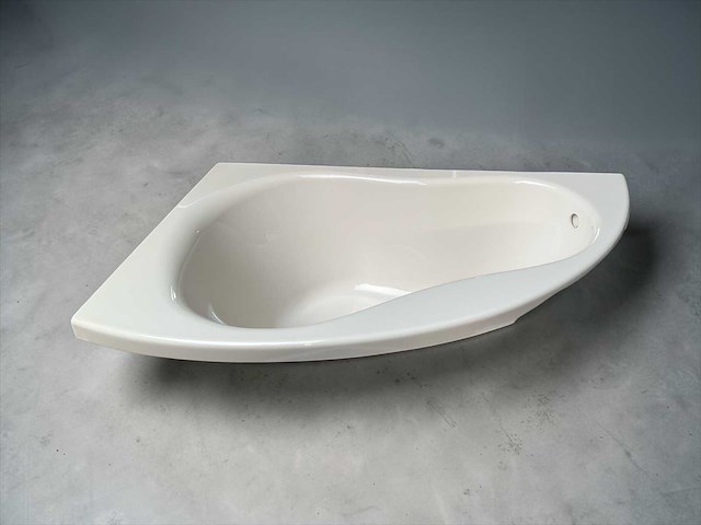 Hoekbad 155x95x50 cm pergamon - afbeelding 1 van  5