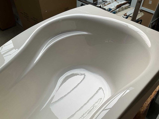 Hoekbad 155x95x50 cm pergamon - afbeelding 7 van  7