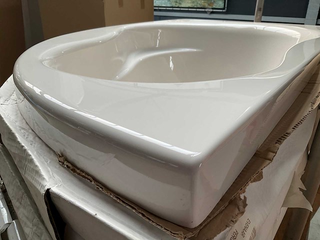 Hoekbad 155x95x50 cm pergamon - afbeelding 6 van  7