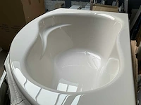 Hoekbad 155x95x50 cm pergamon - afbeelding 5 van  7