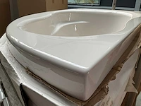 Hoekbad 155x95x50 cm pergamon - afbeelding 6 van  7