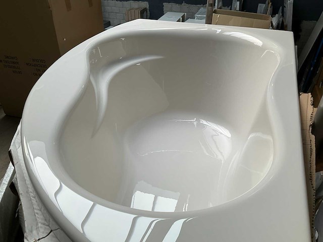 Hoekbad 155x95x50 pergamon - afbeelding 3 van  6