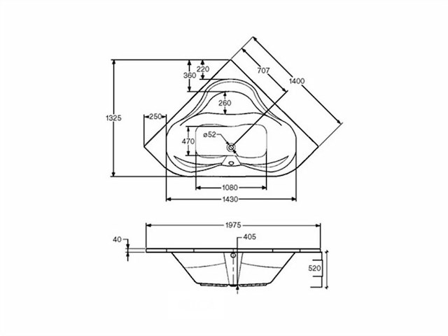 Hoekbad jesslin - afbeelding 4 van  4