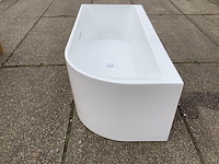 Hoekbad links 180x80 cm wb, 21.3668, glans wit - afbeelding 5 van  9