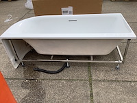 Hoekbad links 180x80 cm wb, 21.3668, glans wit - afbeelding 8 van  9