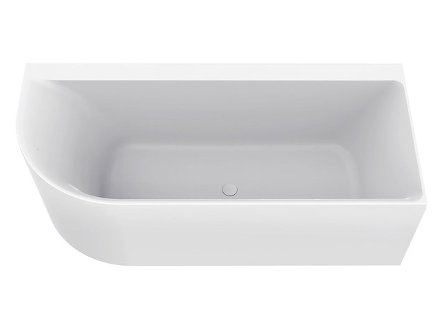 Hoekbad rechts 170x75 cm wb, zenn 31.3663, wit - afbeelding 1 van  8