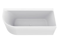 Hoekbad rechts 170x75 cm wb, zenn 31.3663, wit