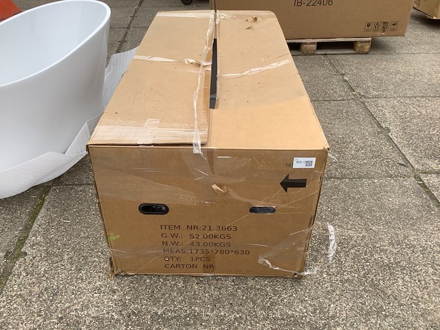 Hoekbad rechts 170x75 cm wb, zenn 31.3663, wit - afbeelding 2 van  8