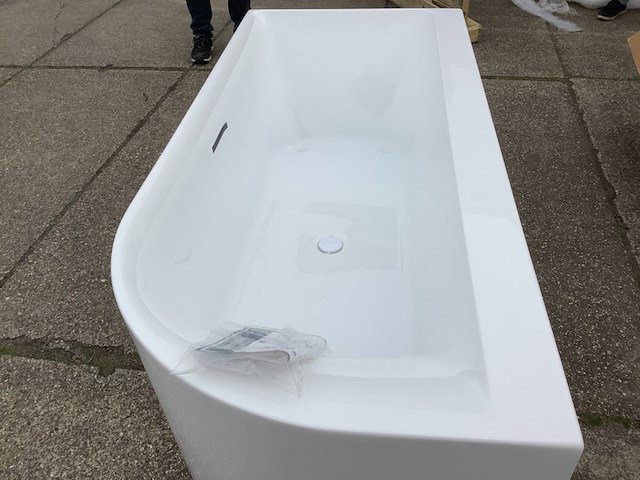 Hoekbad rechts 170x75 cm wb, zenn 31.3663, wit - afbeelding 6 van  8