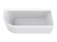 Hoekbad rechts 180x80 cm wb, 21.3673, wit