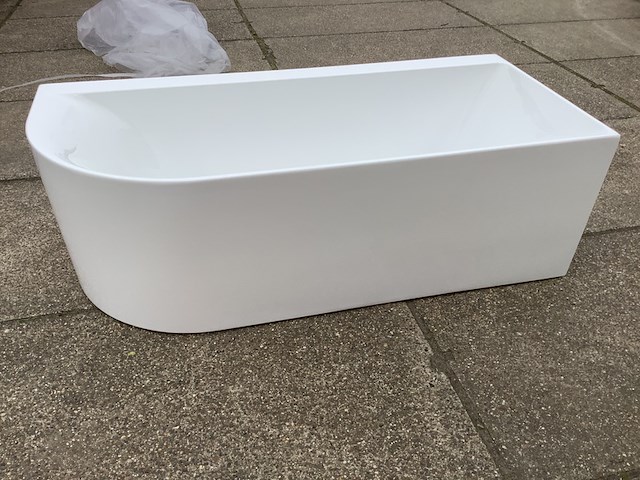 Hoekbad rechts 180x80 cm wb, 21.3673, wit - afbeelding 6 van  8