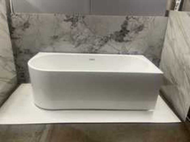 Hoekbad rechts, karo, 64.0004, wit - afbeelding 1 van  3