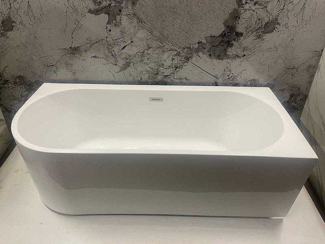 Hoekbad rechts, karo, 64.0004, wit - afbeelding 2 van  3