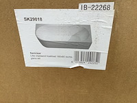 Hoekbad rehts lila, sk 29018, glans wit - afbeelding 3 van  8